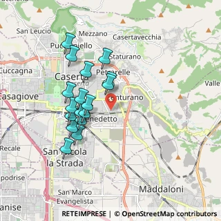 Mappa Via dei Carrubi, 81100 Caserta CE, Italia (1.74471)