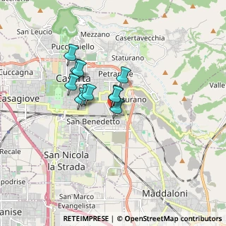 Mappa Via dei Carrubi, 81100 Caserta CE, Italia (1.29636)