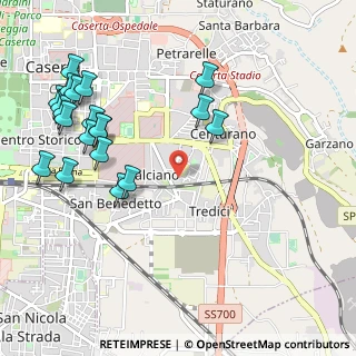 Mappa Via dei Carrubi, 81100 Caserta CE, Italia (1.3415)