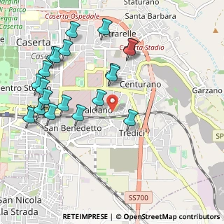 Mappa Via dei Carrubi, 81100 Caserta CE, Italia (1.2265)