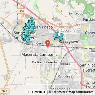 Mappa Via Bande Di Caturano snc, 81040 Curti CE, Italia (2.348)
