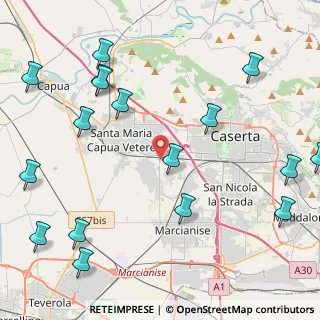 Mappa Via Bande Di Caturano snc, 81040 Curti CE, Italia (6.16059)