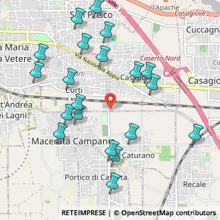 Mappa Via Bande Di Caturano snc, 81020 Casapulla CE, Italia (1.2525)