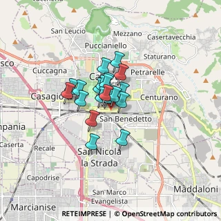 Mappa Via Napoli, 81100 Caserta CE, Italia (1.034)