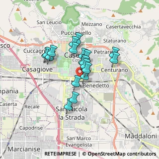 Mappa Via Fulvio Renella, 81100 Caserta CE, Italia (1.36632)