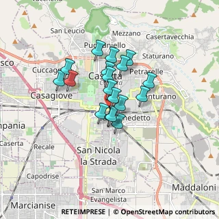 Mappa Via Napoli, 81100 Caserta CE, Italia (1.26333)
