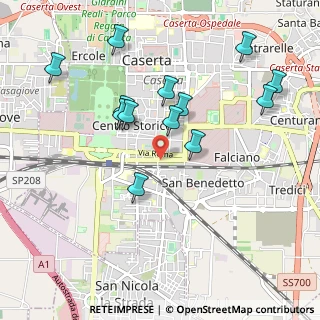 Mappa Via Fulvio Renella, 81100 Caserta CE, Italia (1.06)