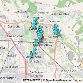 Mappa Via Sud Piazza D'Armi, 81100 Caserta CE, Italia (1.255)