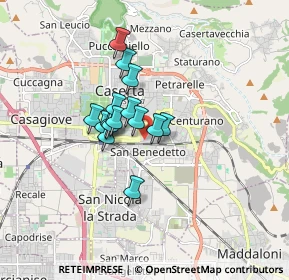 Mappa Via Sud Piazza D'Armi, 81100 Caserta CE, Italia (1.18667)