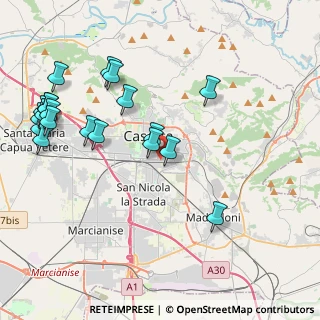 Mappa Via Sud Piazza D'Armi, 81100 Caserta CE, Italia (5.2015)