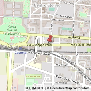 Mappa Via Giuseppe Verdi, 69, 81100 Caserta, Caserta (Campania)