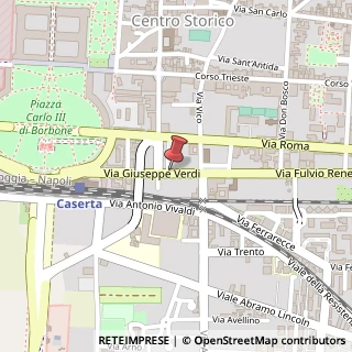 Mappa Via Giuseppe Verdi, 43, 81100 Caserta, Caserta (Campania)