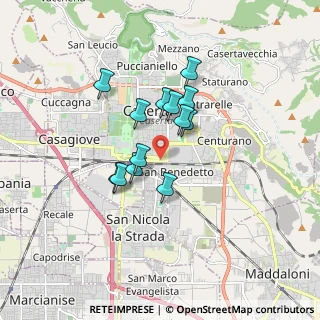 Mappa Via Renella Fulvio, 81100 Caserta CE, Italia (1.36846)