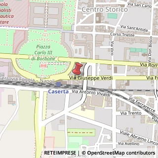Mappa Via Verdi Giuseppe, 12, 81025 Caserta, Caserta (Campania)
