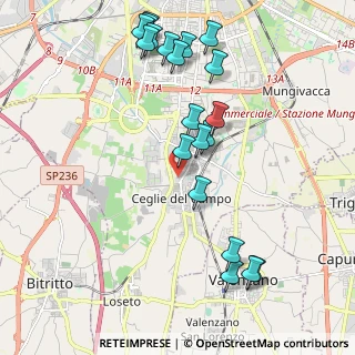 Mappa Via Vaccarella, 70100 Bari BA, Italia (2.4525)