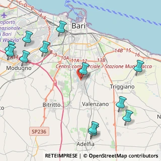 Mappa Via Vaccarella, 70100 Bari BA, Italia (6.29583)