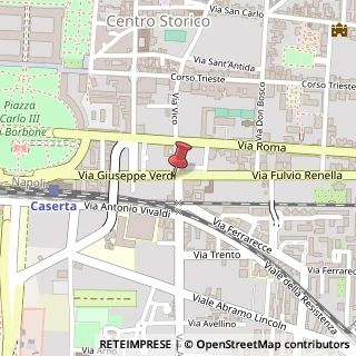 Mappa Via Giuseppe Verdi, 106, 81100 Caserta, Caserta (Campania)