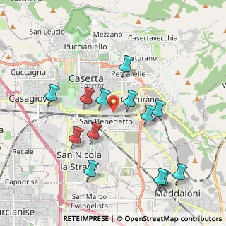 Mappa Via Guglielmo Marconi, 81100 Caserta CE, Italia (2.13538)