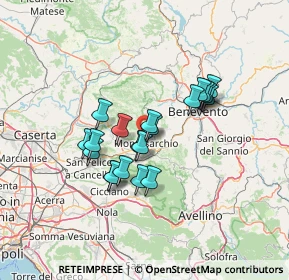 Mappa Via Borghetelle, 82016 Montesarchio BN, Italia (11.352)