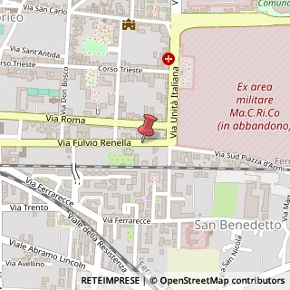 Mappa Via Fulvio Renella, 112, 81100 Caserta, Caserta (Campania)