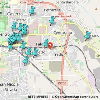 Mappa Piazza Sebastiano Vetrano, 81100 Caserta CE, Italia (1.484)