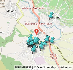 Mappa Via Castellone-Fontanelle, 82011 Airola BN, Italia (0.8215)