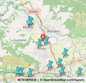 Mappa Via Castellone-Fontanelle, 82011 Airola BN, Italia (2.8625)