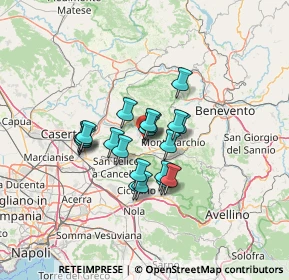 Mappa Via Castellone-Fontanelle, 82011 Airola BN, Italia (9.9565)