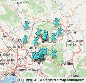 Mappa Via Castellone-Fontanelle, 82011 Airola BN, Italia (11.8725)