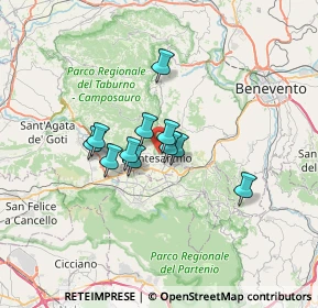 Mappa Via Enzo Marmorale, 82016 Montesarchio BN, Italia (4.68455)