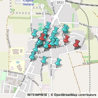 Mappa Via Cavalieri di Vittorio Veneto, 81055 Santa Maria Capua Vetere CE, Italia (0.16)