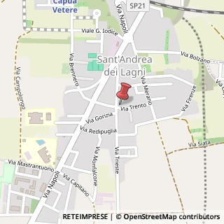Mappa Via Cavalieri di Vittorio Veneto, 53, 81055 Santa Maria Capua Vetere, Caserta (Campania)