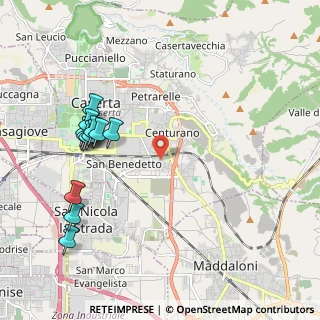 Mappa Via Onofrio Teti, 81100 Caserta CE, Italia (2.44583)