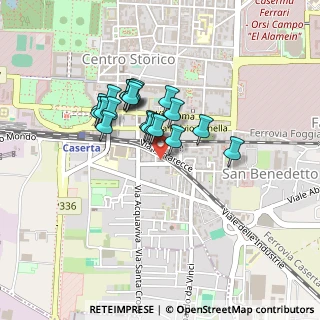 Mappa Via Trento, 81100 Caserta CE, Italia (0.351)