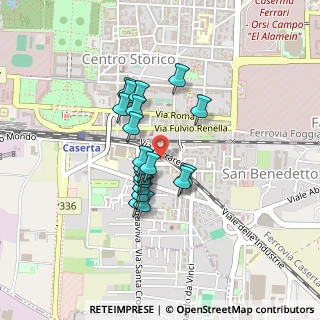 Mappa Via Trento, 81100 Caserta CE, Italia (0.342)