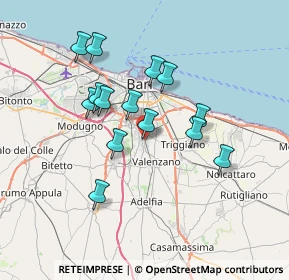 Mappa Via Vincenzo Roppo, 70129 Bari BA, Italia (6.58714)