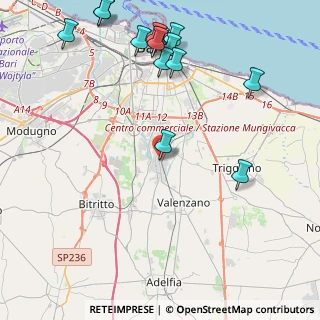 Mappa Via Vincenzo Roppo, 70129 Bari BA, Italia (5.81071)