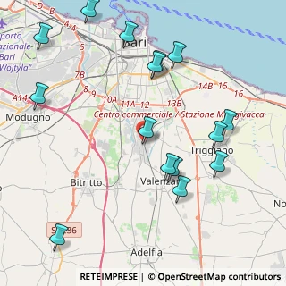Mappa Via Vincenzo Roppo, 70129 Bari BA, Italia (5.25)