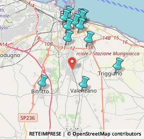 Mappa Via Vincenzo Roppo, 70129 Bari BA, Italia (4.44923)