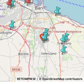 Mappa Via Vincenzo Roppo, 70129 Bari BA, Italia (5.07417)