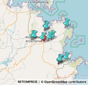 Mappa Località Chilvagghja, 07021 Arzachena SS, Italia (6.11667)