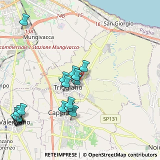 Mappa Via De Filippis Nicola, 70019 Triggiano BA, Italia (2.9015)
