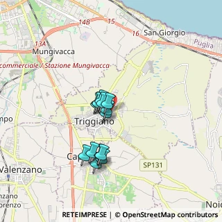 Mappa Via De Filippis Nicola, 70019 Triggiano BA, Italia (1.38714)