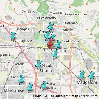 Mappa Via Renato Caccioppoli, 81100 Caserta CE, Italia (2.204)