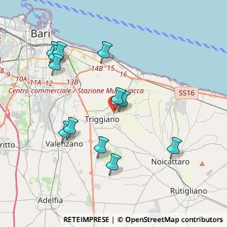 Mappa Via Battista Pirelli, 70019 Triggiano BA, Italia (4.47583)