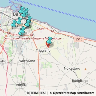 Mappa Via Battista Pirelli, 70019 Triggiano BA, Italia (6.03182)