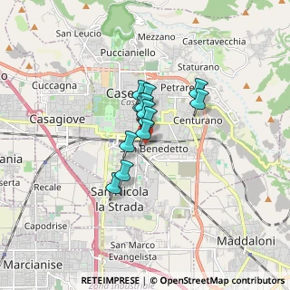 Mappa Via Unità d' Italia, 81100 Caserta CE, Italia (1.09083)