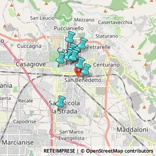 Mappa Via Unità d' Italia, 81100 Caserta CE, Italia (1.145)