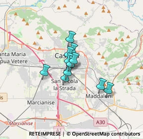 Mappa Vicolo Reame di Napoli, 81100 Caserta CE, Italia (2.06182)