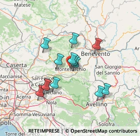 Mappa Leonida bissolati, 82016 Montesarchio BN, Italia (12.39154)